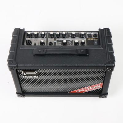 【中古】 ギターアンプ ローランド ROLAND CUBE Street BK 乾電池駆動パフォーマンス用ステレオアンプ ギターアンプ コントロール