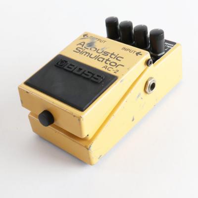 【中古】 アコースティックシミュレーター エフェクター BOSS AC-2 Acoustic Simulator ギターエフェクター 側面