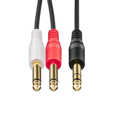 AUDIO-TECHNICA オーディオテクニカ AT-MI84/1.5 モノラルフォン×2-ステレオフォン 1.5m オーディオケーブル プラグ