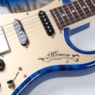 MOMOSE モモセ Limited Model MC-TOCHI 26/E EQS BLU-B GOLD MATTE ピックガード仕様 エレキギター ピックガード