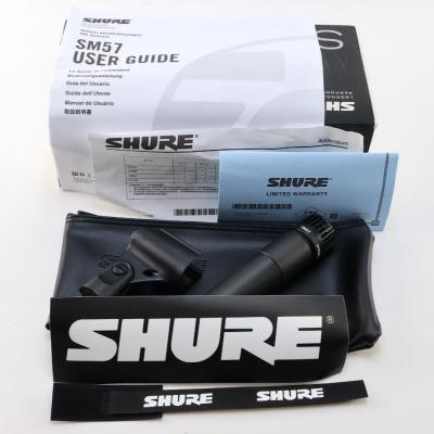 【中古】 マイク ダイナミックマイク 楽器用 SHURE SM57 シュアー 57 ゴーナナ シュア 付属品