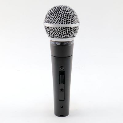 【中古】 マイク ダイナミックマイク SHURE SM58SE スイッチ付き シュアー 58 ゴッパ シュア 正面