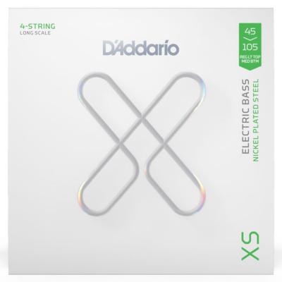 ベース弦 D’Addario XS Bass XSB45105 Reg Light Med Bottom 045-105 ダダリオ コーティング弦 ロングスケール