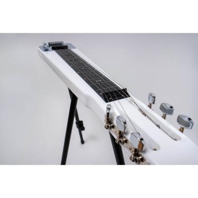 MASTER CRAFT マスタークラフト LSG-400 PWH Pearl White エレクトリックラップスチールギター 斜めアングル画像