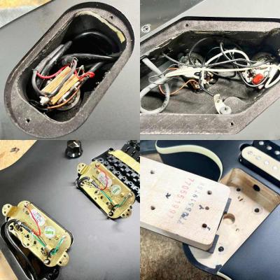 【中古】 エレキギター EVH Wolfgang Special Ebony Fingerboard Stealth Black 2022年製 ウルフギャングスペシャル Eddie Van Halen エボニー指板 ステルスブラック 内部