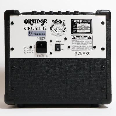【中古】 ORANGE CRUSH 12 小型ギターアンプ コンボ 本体画像 裏
