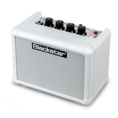 BLACKSTAR ブラックスター FLY 3 MONOCHROME フライ3 モノクローム ホワイト 小型ギターアンプ 右斜めアングル画像