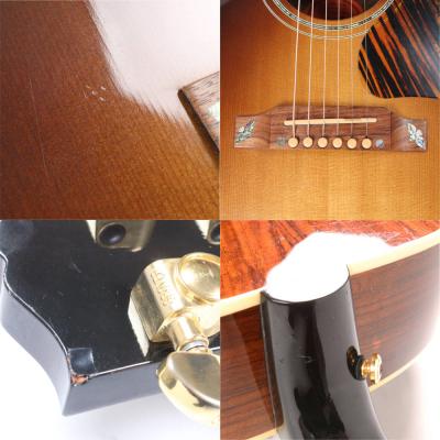 【中古】 アコースティックギター Gibson Custom Shop J-45 Custom Limited Edition Flower Inlay Vintage Sunburst 2019年製 ローズウッドバック&サイド フラワーインレイ L.R.Baggs ANTHEMピックアップ搭載 詳細画像