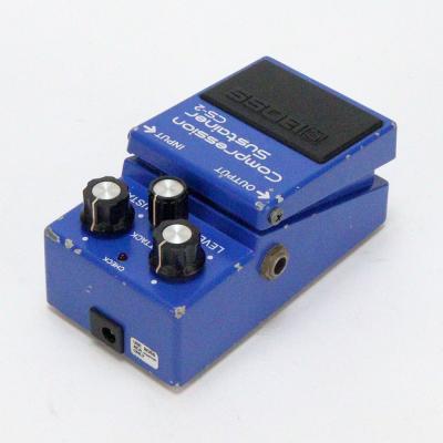 【中古】コンプレッサー エフェクター BOSS CS-2 Compression Sustainer Made in Japan ギターエフェクター 全体