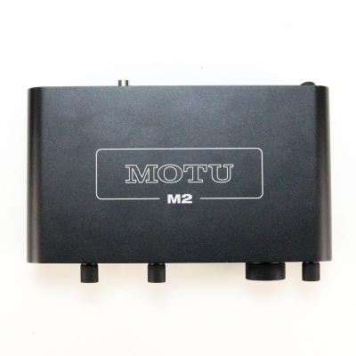 【中古】 MOTU M2 2in 2out オーディオインターフェイス 上面