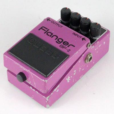 【中古】 フランジャー BOSS BF-2 Flanger Made in Japan Black Label ボス ギターエフェクター 右サイド