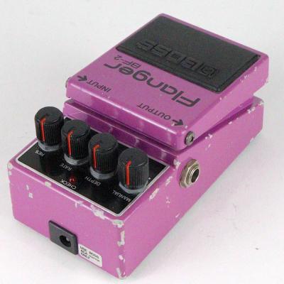 【中古】 フランジャー BOSS BF-2 Flanger Made in Japan Black Label ボス ギターエフェクター 左サイド