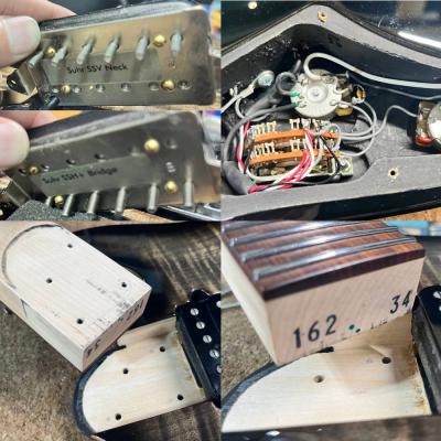 【中古】 エレキギター Suhr JST Modern Pro Floyd Rose Tran Charcoal Burst 2015年製 サー モダーンプロ フロイドローズ SSV/SSH Plusピックアップ搭載 パーフェロー指板 内部