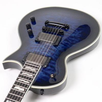 【中古】 エレキギター ESP E-II EC QM Reindeer Blue ECLIPSE Quilted Maple TOP 2022年製 EMG 81/60ピックアップ搭載 エクリプス ネックジョイント側