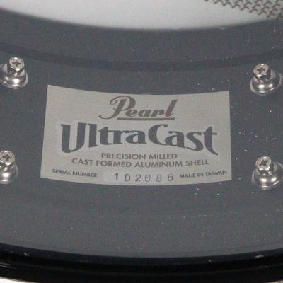 【中古】 スネアドラム パール Pearl UCA1450/B ULTRACAST 14x5 旧仕様 ウルトラキャスト シリアル