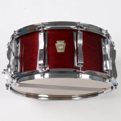 【中古】 スネアドラム ラディック Ludwig LS403 Classic Maple 14x6.5 サイド
