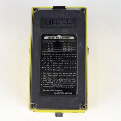 【中古】ターボオーバードライブ エフェクター BOSS OD-2 TURBO OverDrive Made in Japan ボス ギターエフェクター 裏面