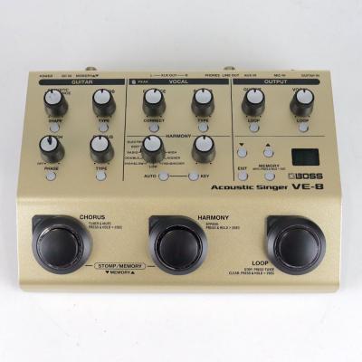 【中古】 BOSS VE-8 Acoustic Singer ギター&ボーカル用エフェクター