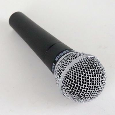 【中古】 マイク ダイナミックマイク ボーカル用 SHURE SM58 シュアー 58 ゴッパ シュア グリル側