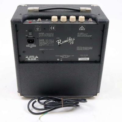 【中古】 Fender Rumble 15 Combo ベースアンプ 小型ベースアンプ 背面