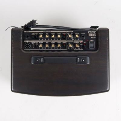 【中古】 アコギアンプ ローランド ROLAND AC-60-RW アコースティックギター用アンプ アコギアンプ ローズウッド調 コントロールパネル