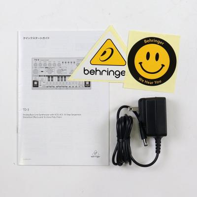 【中古】 BEHRINGER TD-3-BU アナログ ベースライン シンセサイザー 付属品
