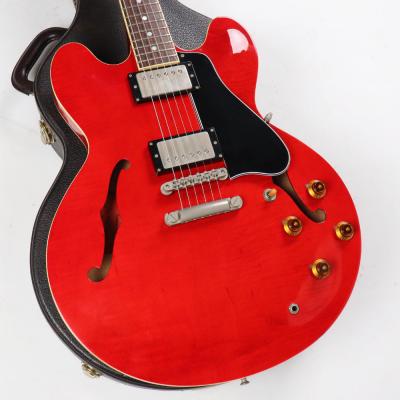 【中古】 エレキギターTokai ES-145 SR 2008年製 セミアコースティックギター トーカイ セミアコ 日本製 ボディ画像