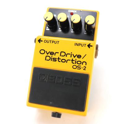 【中古】オーバードライブ ディストーション エフェクター BOSS OS-2 OverDrive Distortion ギターエフェクター