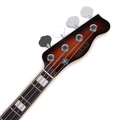 エレキベース BEE WING Standard 4st BW4ALD-SB 4弦/ALDERボディー/Rosewod指板/Sunburst ビーウィング 日本製 ヘッド