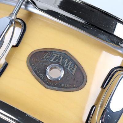 【中古】 スネアドラム タマ TAMA AM350 HNG Standard Maple 14x5 メイプルシェル スネアドラム エンブレム