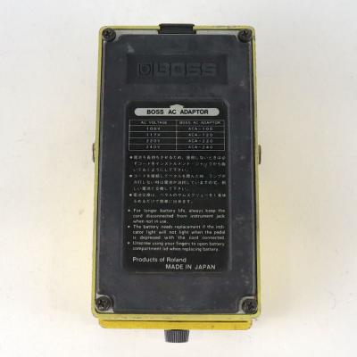 【中古】 スーパーオーバードライブ エフェクター BOSS SD-1 Super Over Drive Made in Japan ギターエフェクター 底面