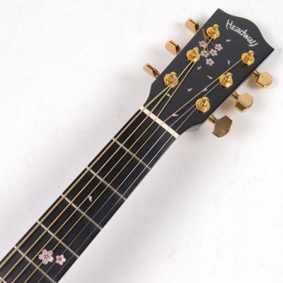 【中古】 アコースティックギター Headway HD-SAKURA SUMMER ’22 F, S/STD LNZB(Light NatsuZakura Blue) 2022年製 ヘッドウェイ 夏桜 ヘッド画像