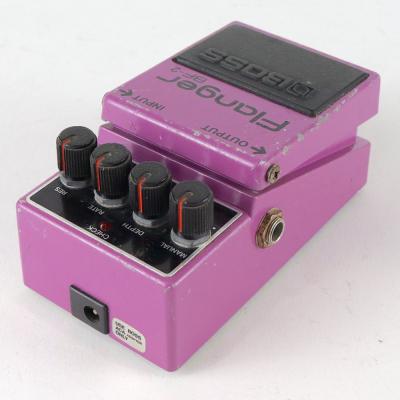 【中古】 フランジャー BOSS BF-2 Flanger Made in Japan Black Label ボス ギターエフェクター 全体