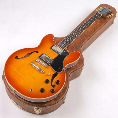 【中古】 エレキギター Fujigen MSA-HP Orange Burst MasterField 2008年製 フジゲン マスターフィールド セミアコースティックギター 日本製