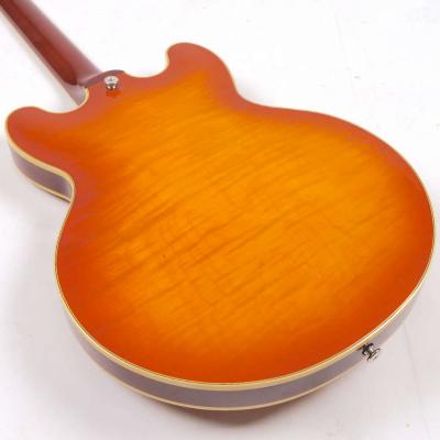 【中古】 エレキギター Fujigen MSA-HP Orange Burst MasterField 2008年製 フジゲン マスターフィールド セミアコースティックギター 日本製 バック