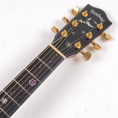 【中古】 アコースティックギター Headway HF-FUYUZAKURA’21 SF,S-ESU/ATB 2021年製 アディロンダックスプルーストップ ヘッドウェイ 冬桜 ヘッド画像