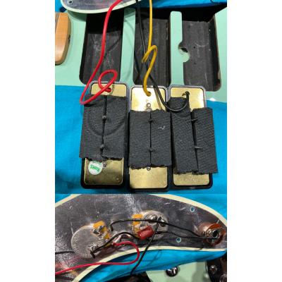 【中古】 エレキギター Fender Mexico Noventa Jazzmaster Maple Fingerboard Surf Green 2021年製 フェンダー メキシコ ジャズマスター 内部