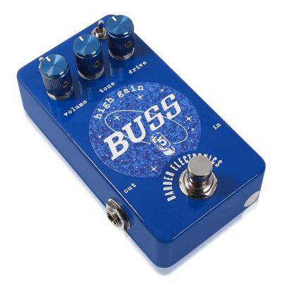 Barber Electronics バーバーエレクトロニクス Buss High Gain オーバードライブ ギターエフェクター 斜めアングル画像