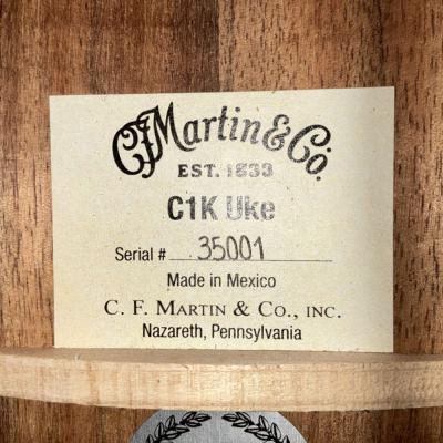 【中古】 ウクレレ コンサートウクレレ Martin C1K Uke オールコアボディー マーチン ラベル