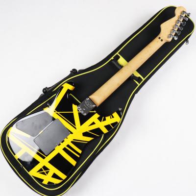 【中古】 エレキギター EVH Striped Series Black with Yellow Stripes 2013年製 Eddie Van Halen Signature Model エディ・ヴァン・ヘイレン ボディバック画像