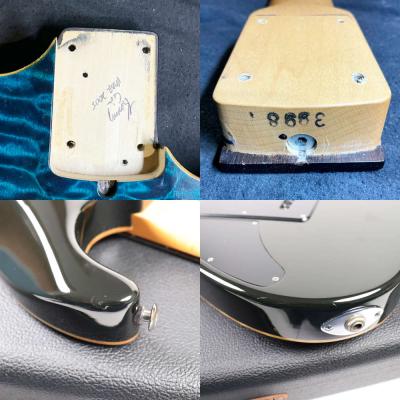 【中古】 エレキギター Suhr Standard Trem Quilt Maple Top Trans Blue 2005年製 3.42kg サー スタンダード トレモロ キルテッドメイプルトップ トランスブルー Standard-T 内部 傷