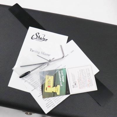 【中古】 エレキギター Suhr Standard Trem Quilt Maple Top Trans Blue 2005年製 3.42kg サー スタンダード トレモロ キルテッドメイプルトップ トランスブルー Standard-T 付属品画像