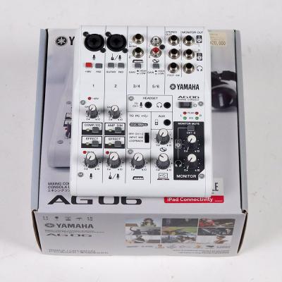 【中古】 ミキサー ヤマハ YAMAHA AG06 W ライブストリーミングミキサー ホワイト