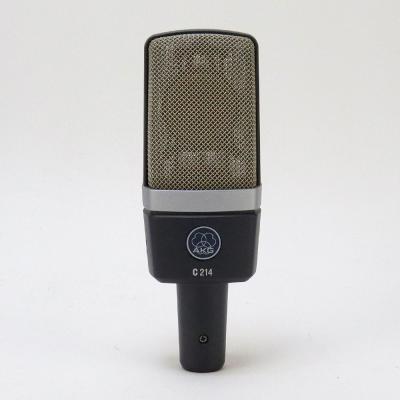 【中古】 マイク AKG C214 コンデンサーマイク 正面