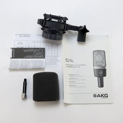 【中古】 マイク AKG C214 コンデンサーマイク 付属品