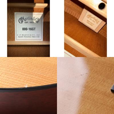 【中古】 アコースティックギター Martin 000-16GT 2007年製 オール単板 マーチン トップグロスフィニッシュ OOO-16GT ラベル、刻印、傷など