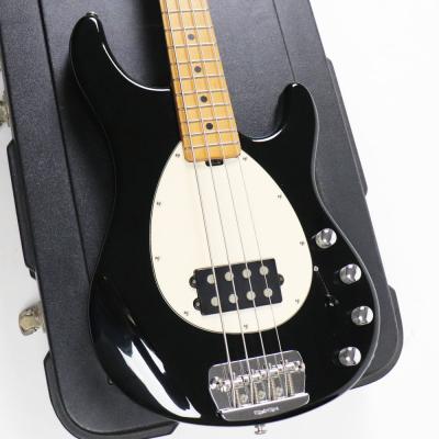 【中古】 MUSIC MAN ミュージックマン Sterling Black 2004年製 4弦エレキベース マッチングヘッド ボディ画像