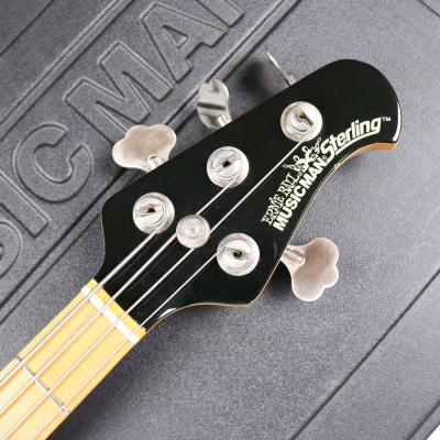 【中古】 MUSIC MAN ミュージックマン Sterling Black 2004年製 4弦エレキベース マッチングヘッド ヘッド画像