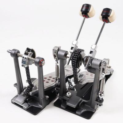 【中古】 ドラムツインペダル パール Pearl P-2052C ELIMINATOR REDLINE DOUBLE PEDAL 本体画像 斜め
