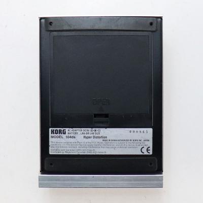 【中古】 ハイパーディストーション KORG TONEWORKS 104ds Hyper Distortion ギター用エフェクター 裏面